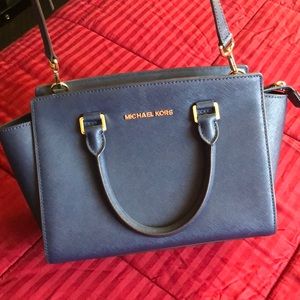 Dark Blue Michael Kors Purse